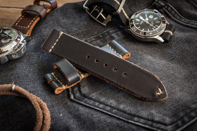 Veg tan 2025 leather watch strap